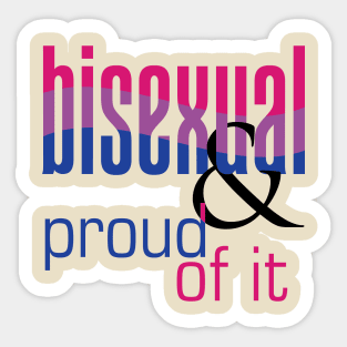 Bi pride Sticker